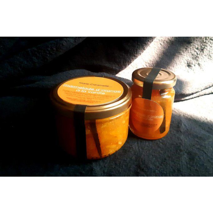 Marmelade d'orange et vanille bourbon de Madagascar