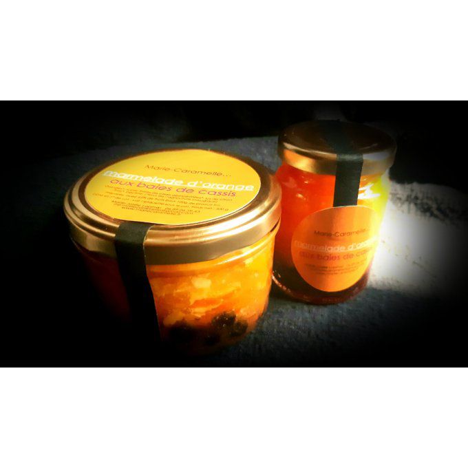 Marmelade d'orange aux baies de cassis
