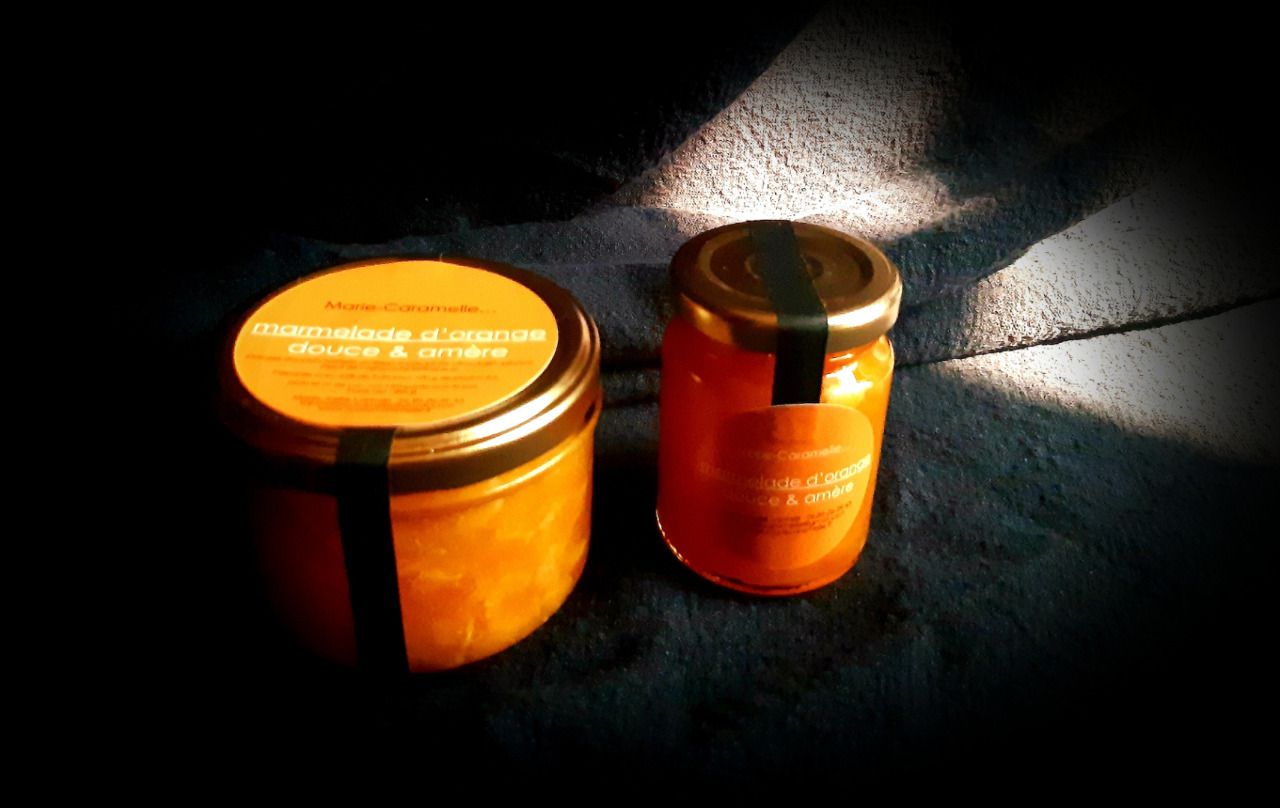 Marmelade d'orange nature "Douce et  Amère"
