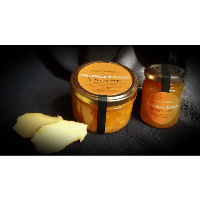 Marmelade orange et gingembre "La turbulente"